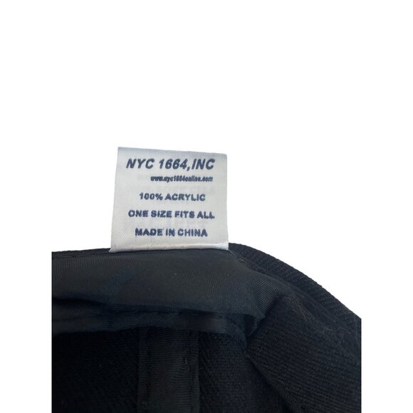 NYC 1664 New York City Men's Black Baseball Cap Hat - NWT - Picture 10 of 11